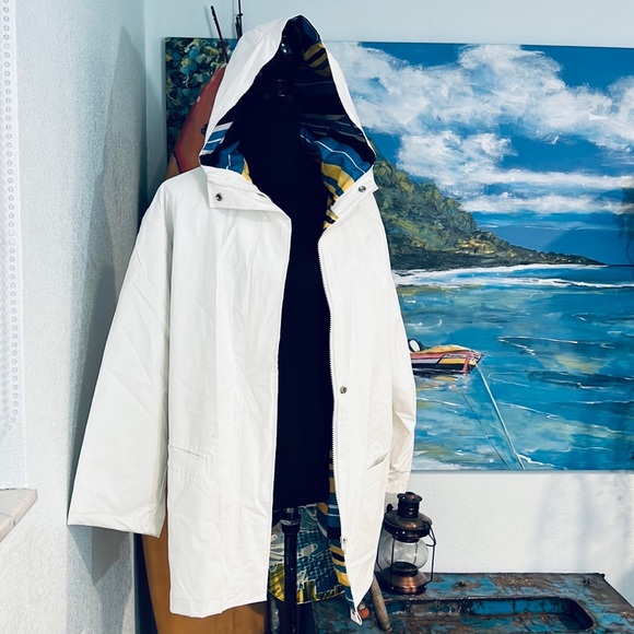 Misty Harbor Jackets & Blazers - 1990’s VTG, Misty Harbor YachtWear Lightweight Rain Frock, OOZES Style,Pockets,M